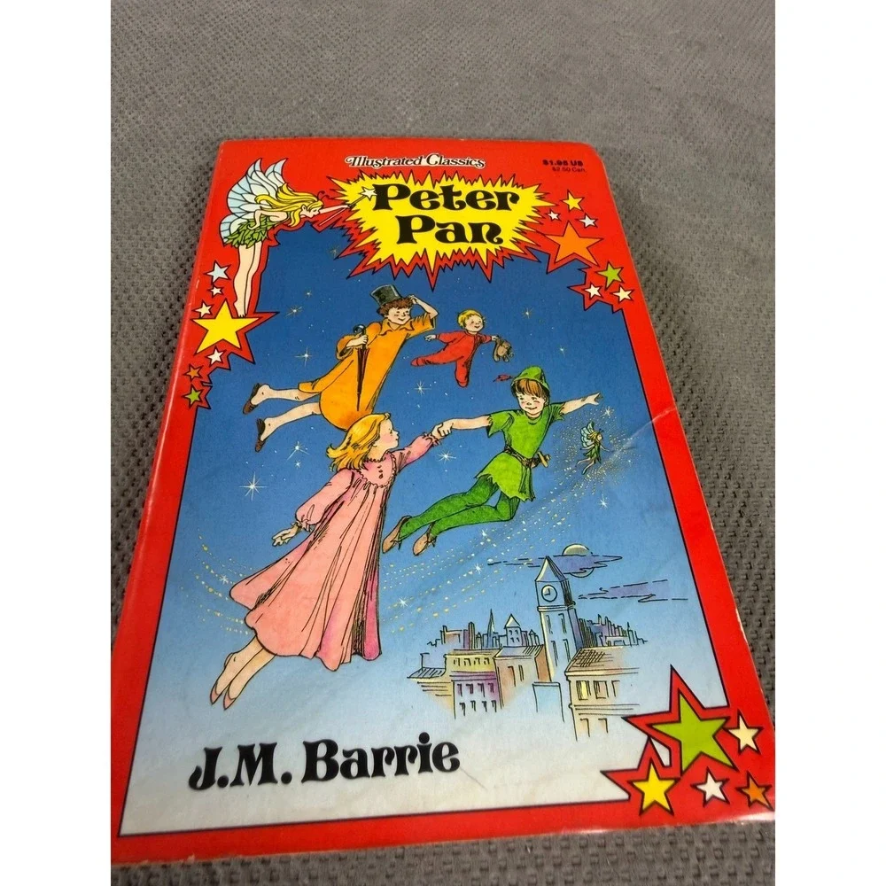 Peter Pan J.M. Barrie Illustrated Classics Kidsbooks 1991 Paperback Vintage